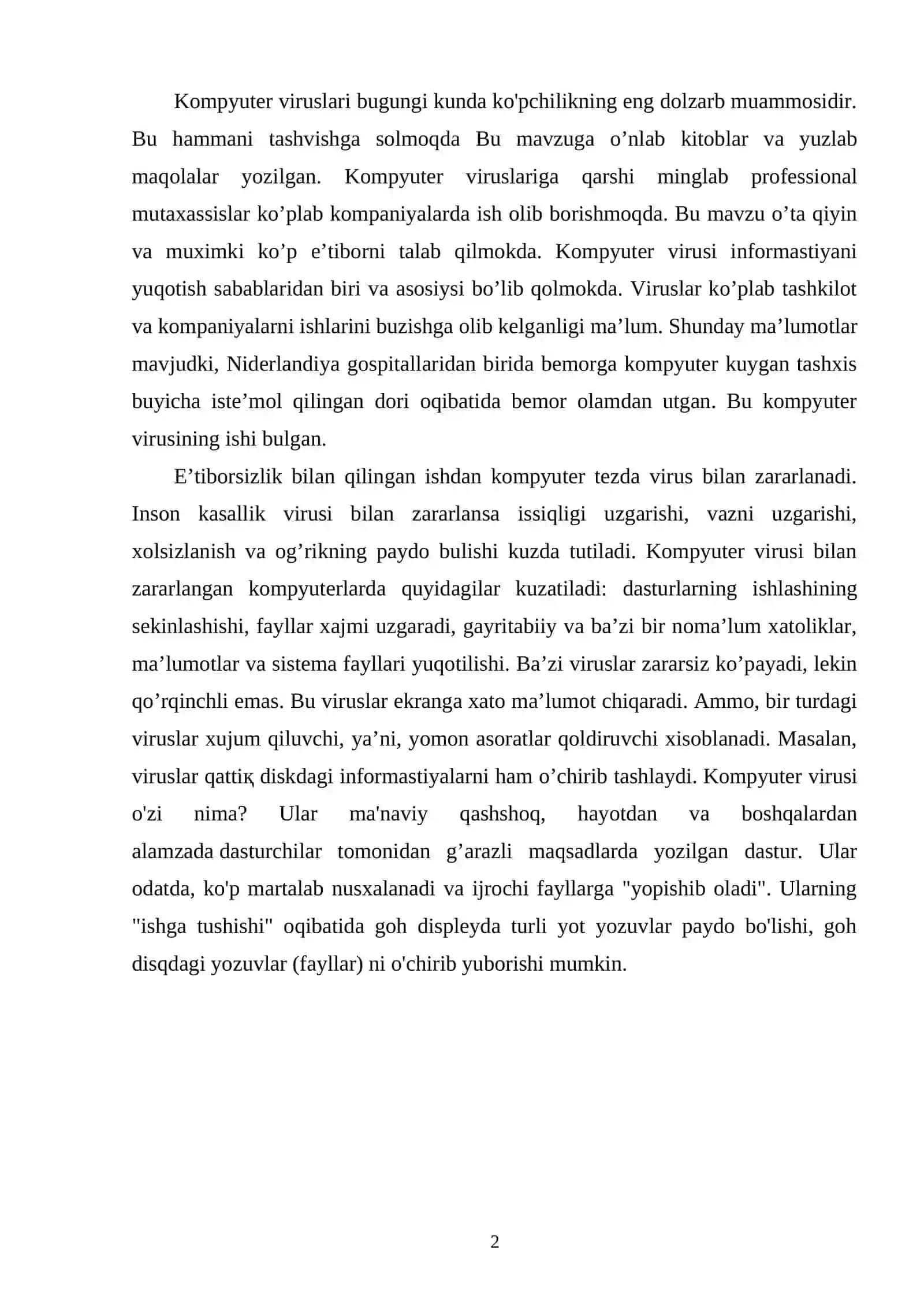 Kaspersky antivirus dasturi imkoniyatlari 2