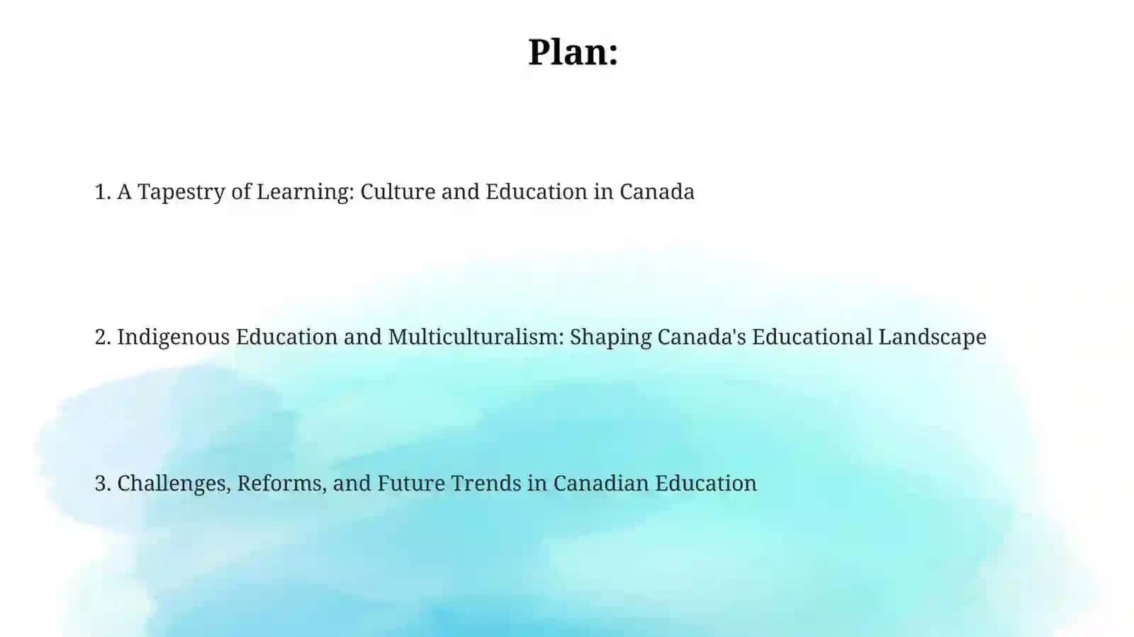 A Tapestry of Learning: Culture and Education in Canada 2