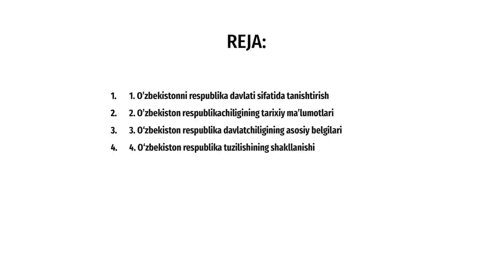 O‘zbekiston Respublikasining boshqaruv shakli 2