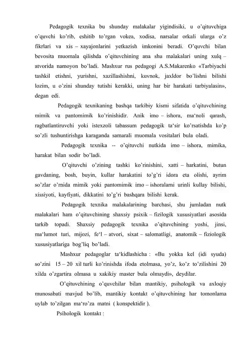 Pedagogik texnika haqida 2