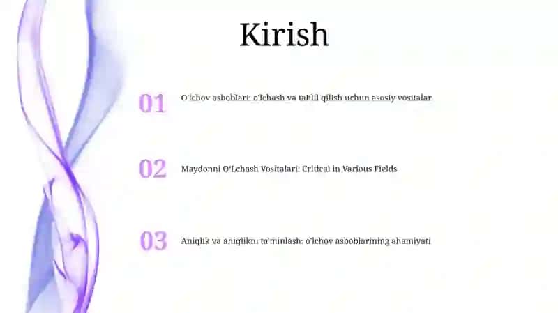 Maydonni OʻLchash Vositalari 2