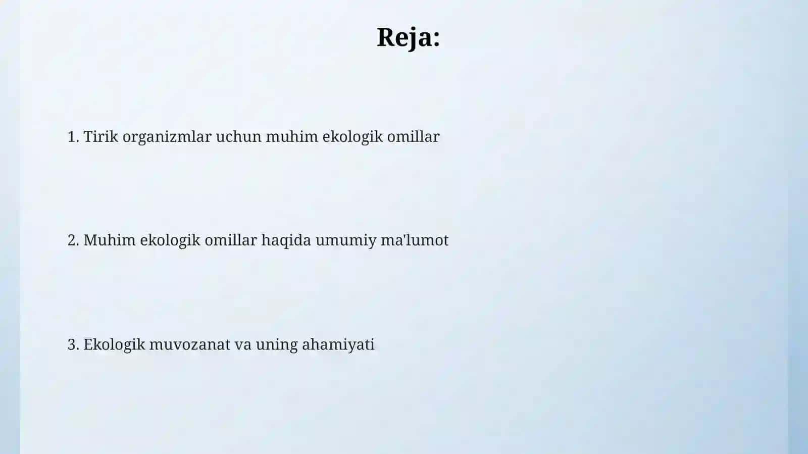 Yorug'likning ahamiyati 2