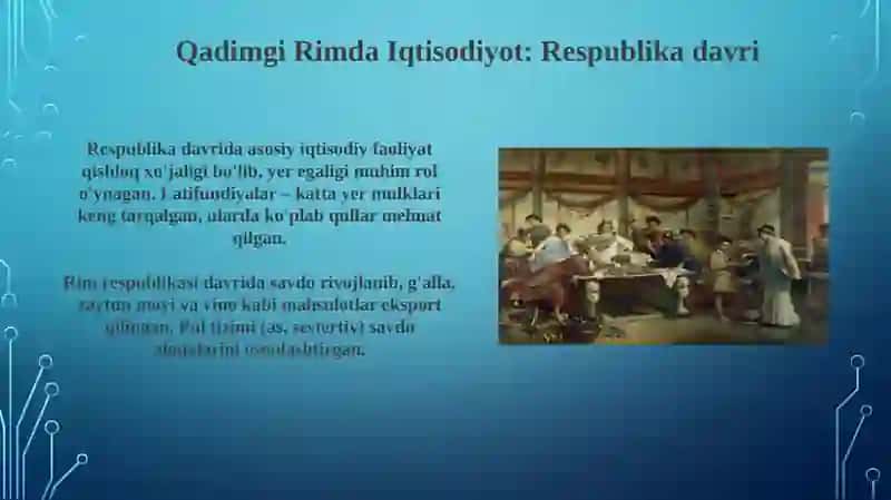 Antik dunyo iqtisodiy qarashlar 2