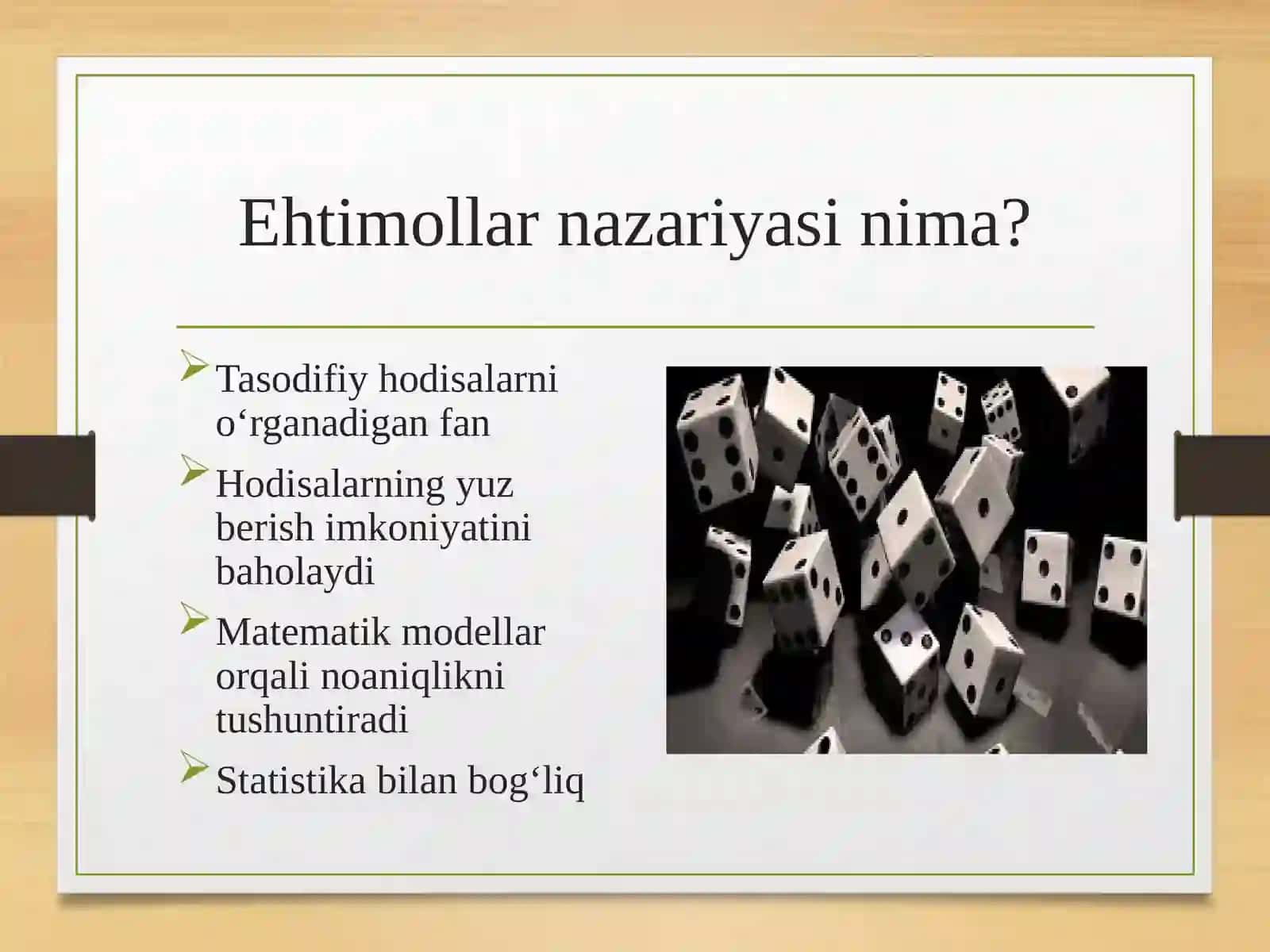 Ehtimollarnazariyasi 2