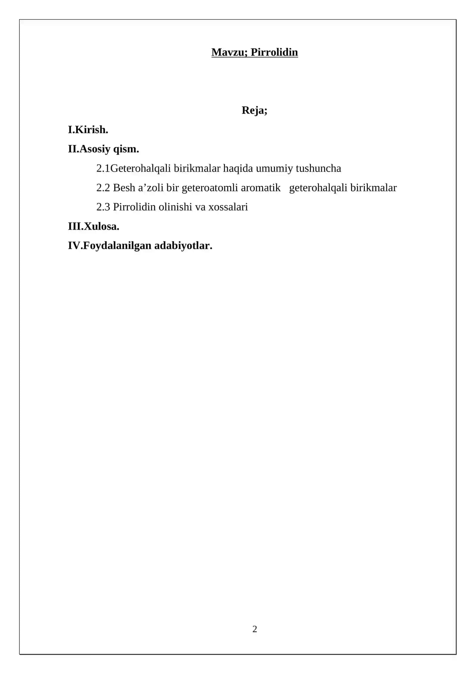 Pirrolidin 2
