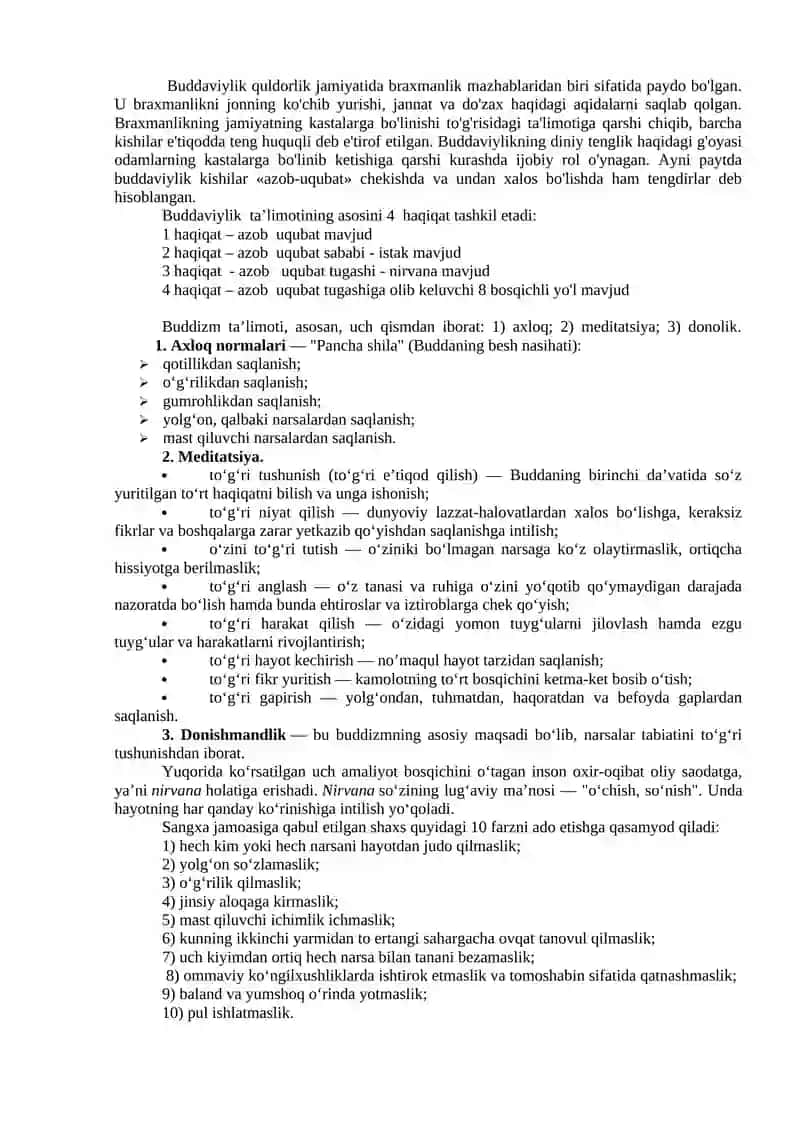 Buddaviylik dini 2