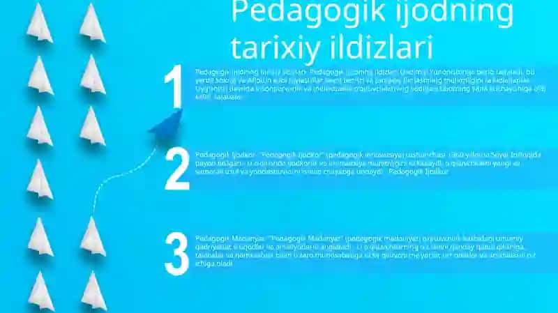 Pedagogik Ijodkor Pedagogik Madanyat 2