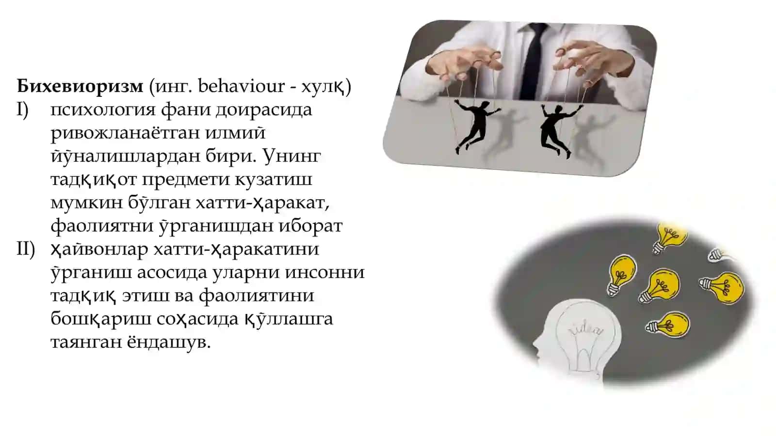 Бихевиоризм 2