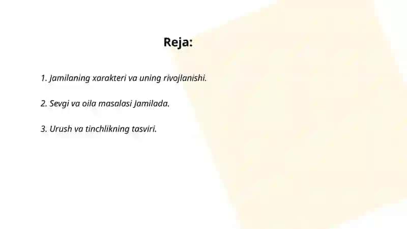 Chingiz Aytmatov Jamila qissasi badiiy tahlili 2