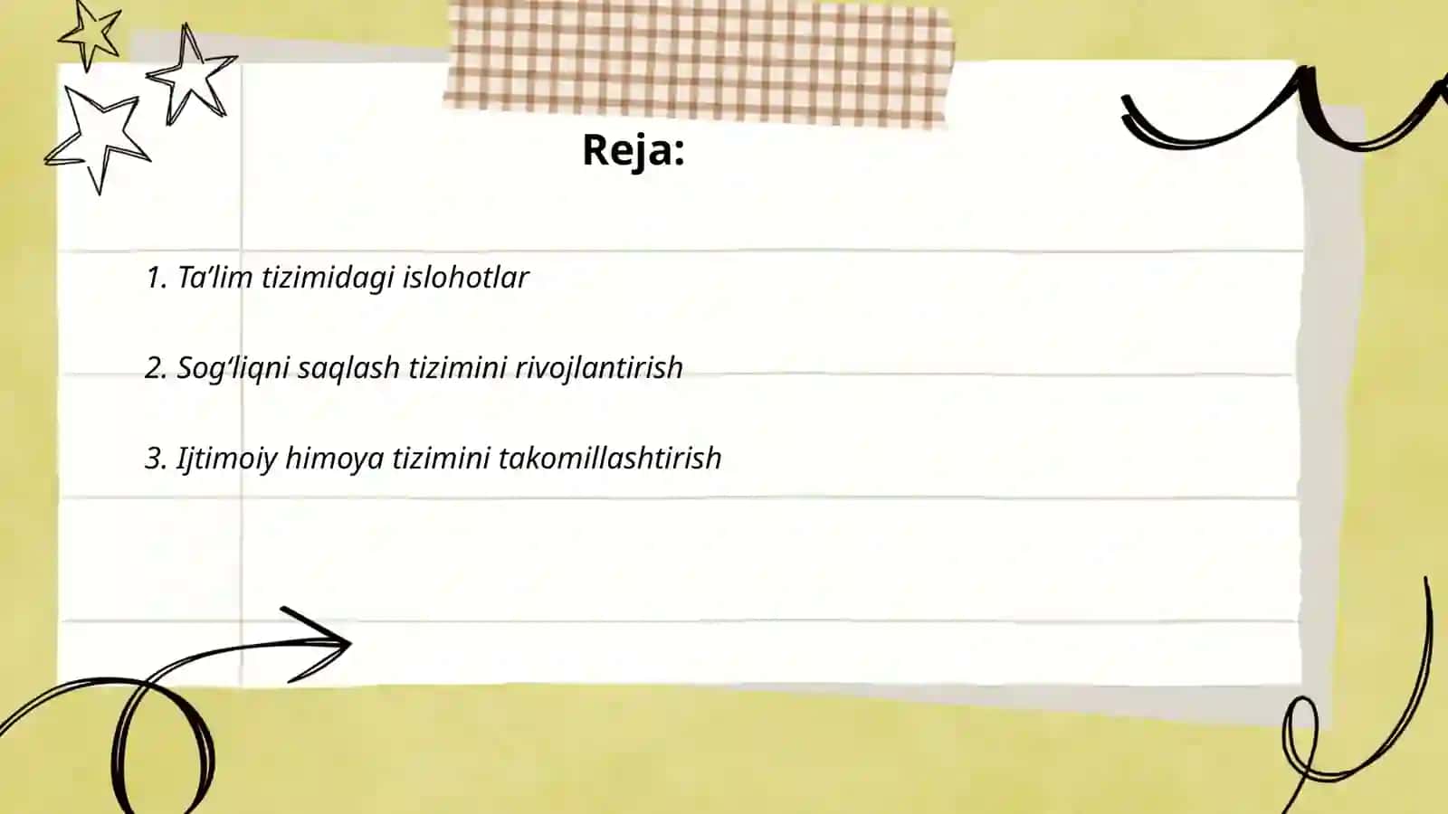 Taʼlim tizimidagi islohotlar 2