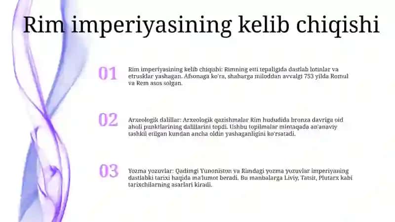 Rim Manbalarida O'Lkamiz Tarixiga Oid Malumotlar 2