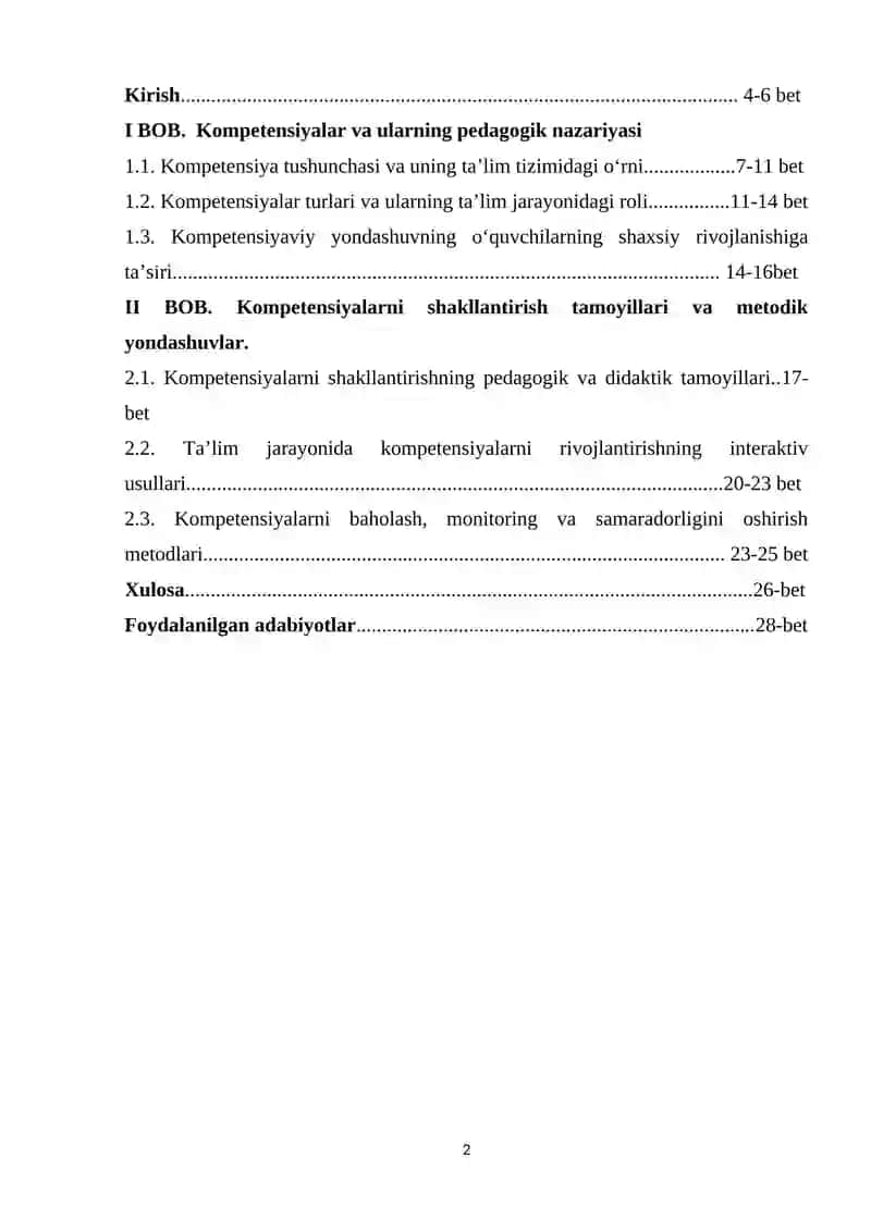 O‘quvchilarda kompetensiyalarni shakllantirish tamoyillari 2