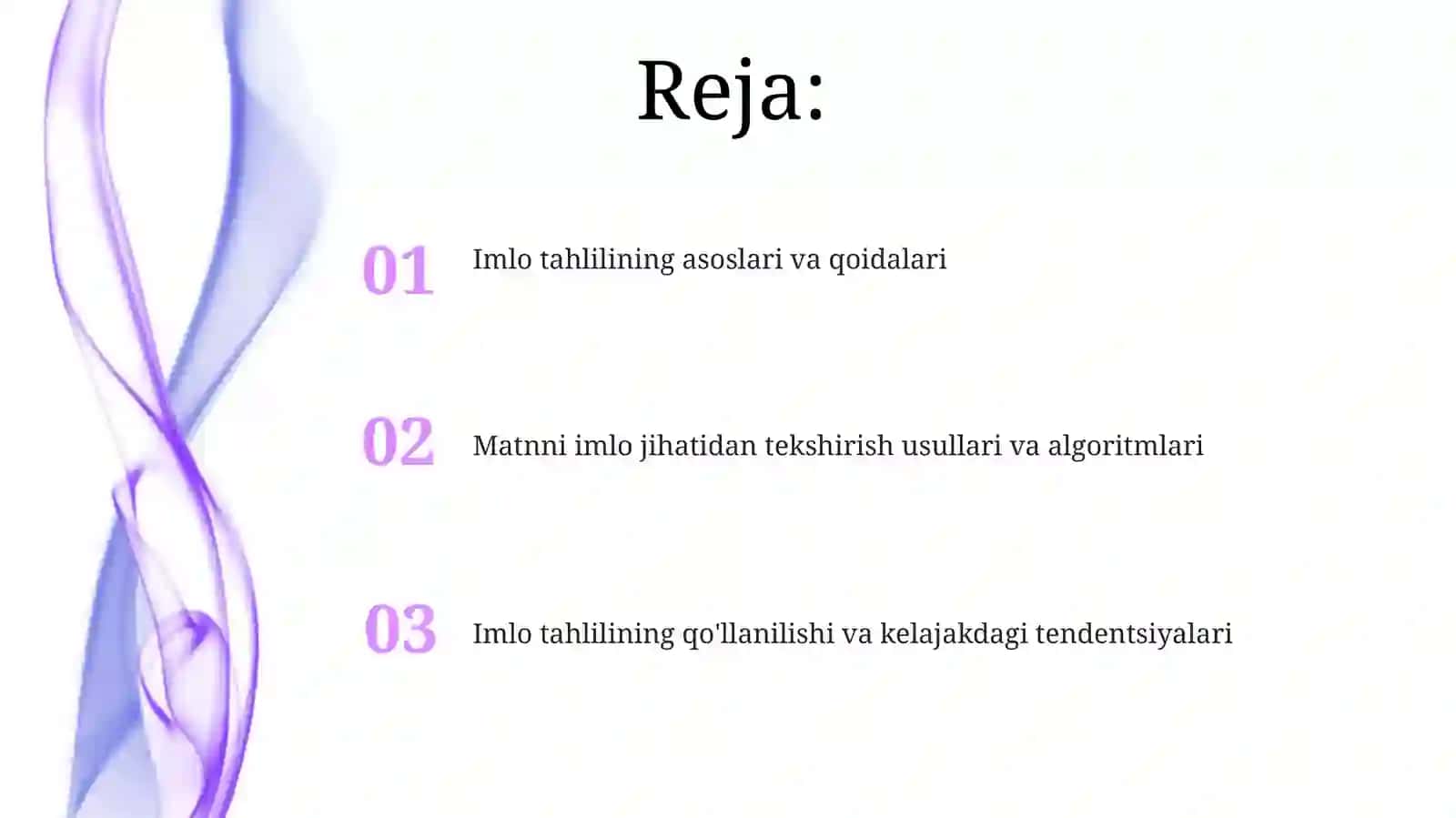 Matnlarni imloviy jihatdan tahlil qilish 2
