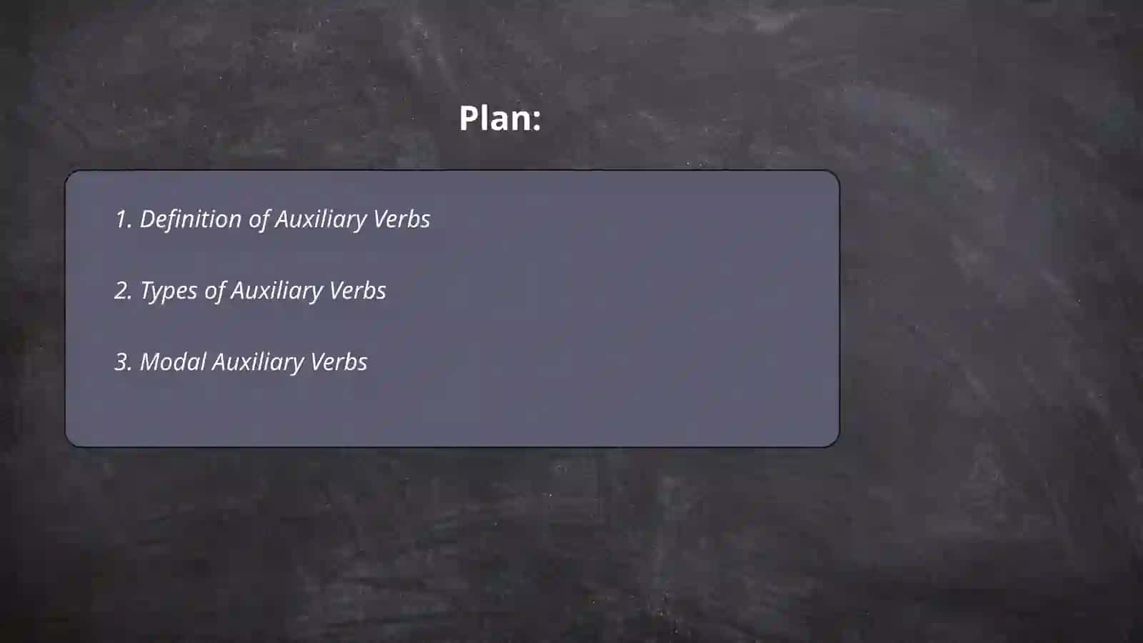 Suffixes of Auxiliary Verbs 2