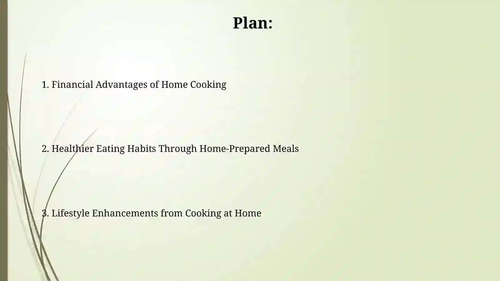 Home Cooking vs. Eating Out 2