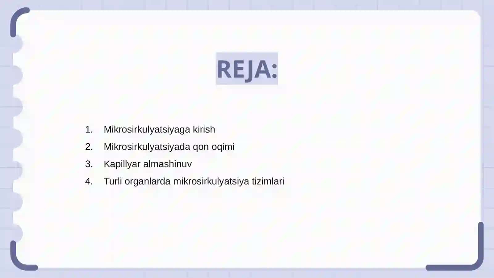 Mikrosirkulyatsiya haqida tushuncha 2