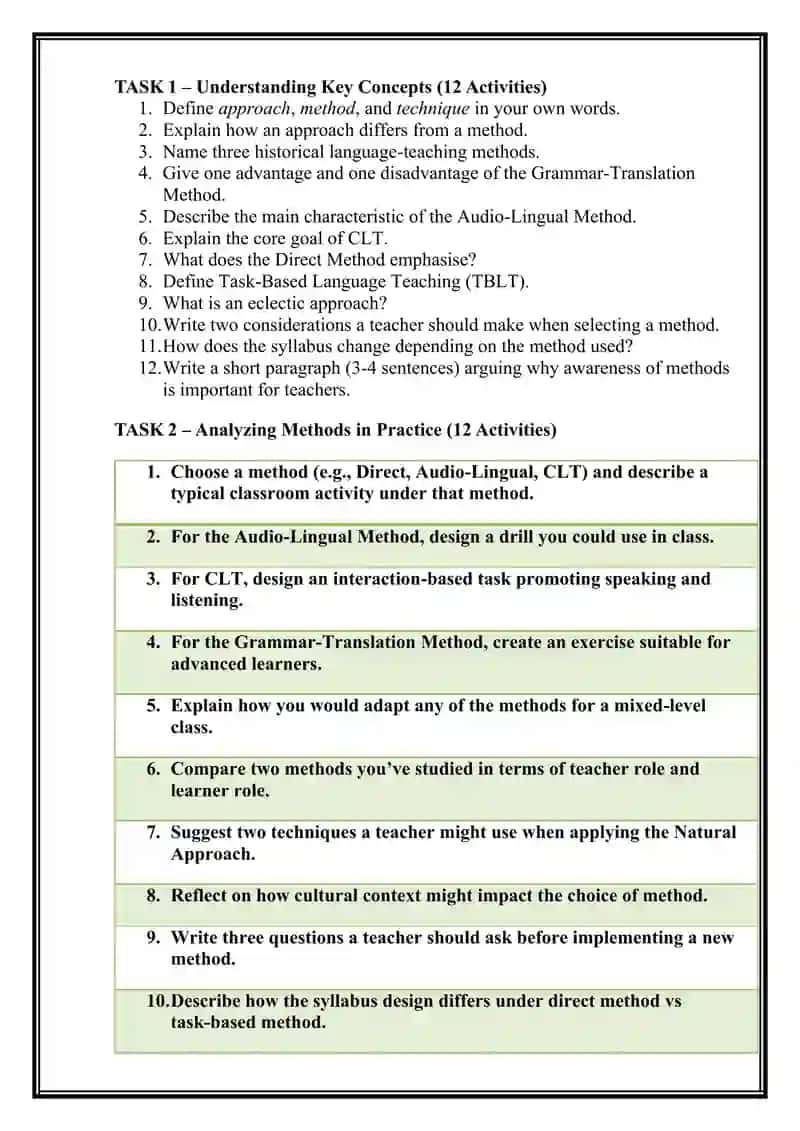 Approaches and Methods in Teaching Foreign Languages 2