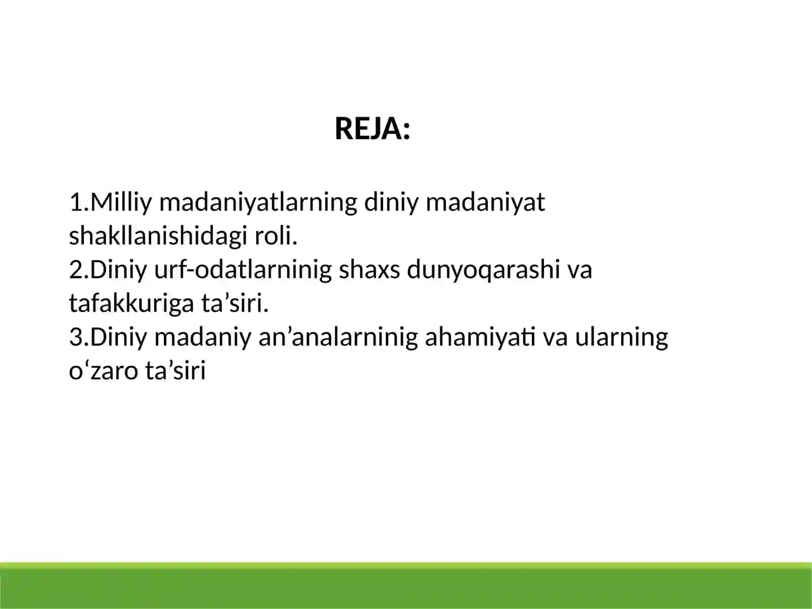 Diniy-madaniy an’alarning ahamiyati 2