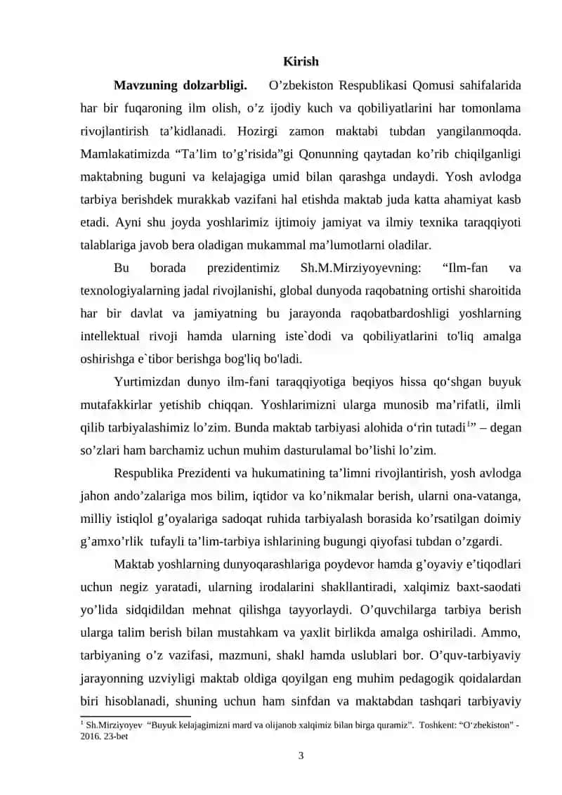 Sinf rahbarining o’quvchilar jamoasi bilan ishlash usullari 2