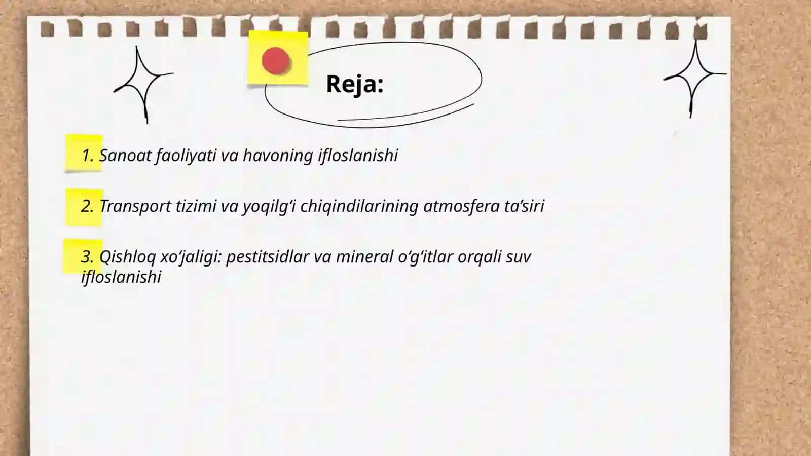 Inson harakatining ekologiyaga tasiri 2