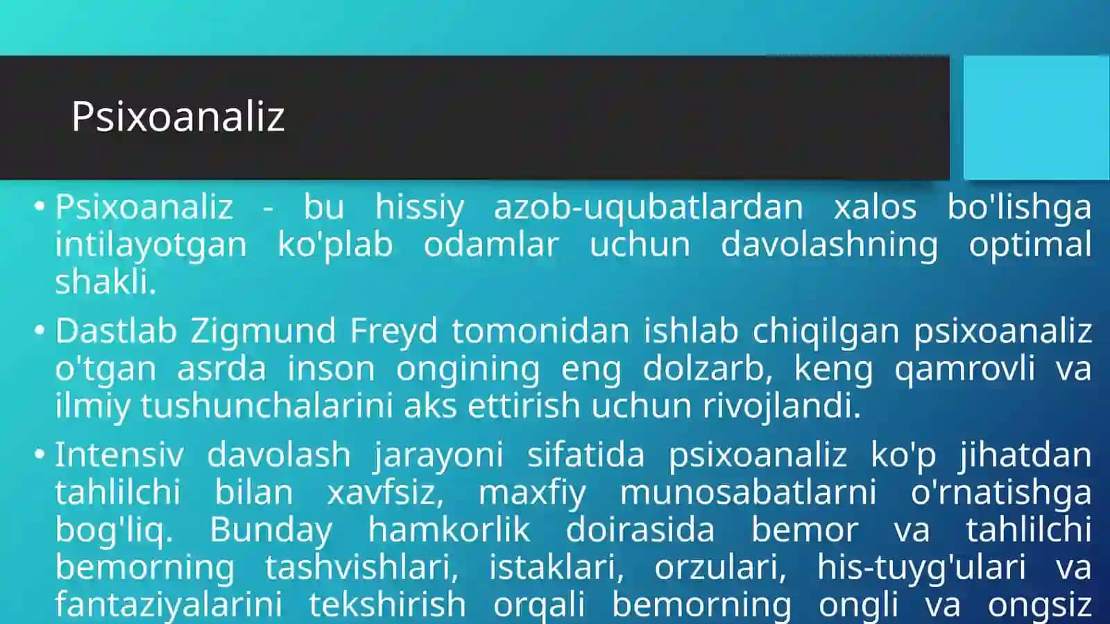 Psixoanaliz 2