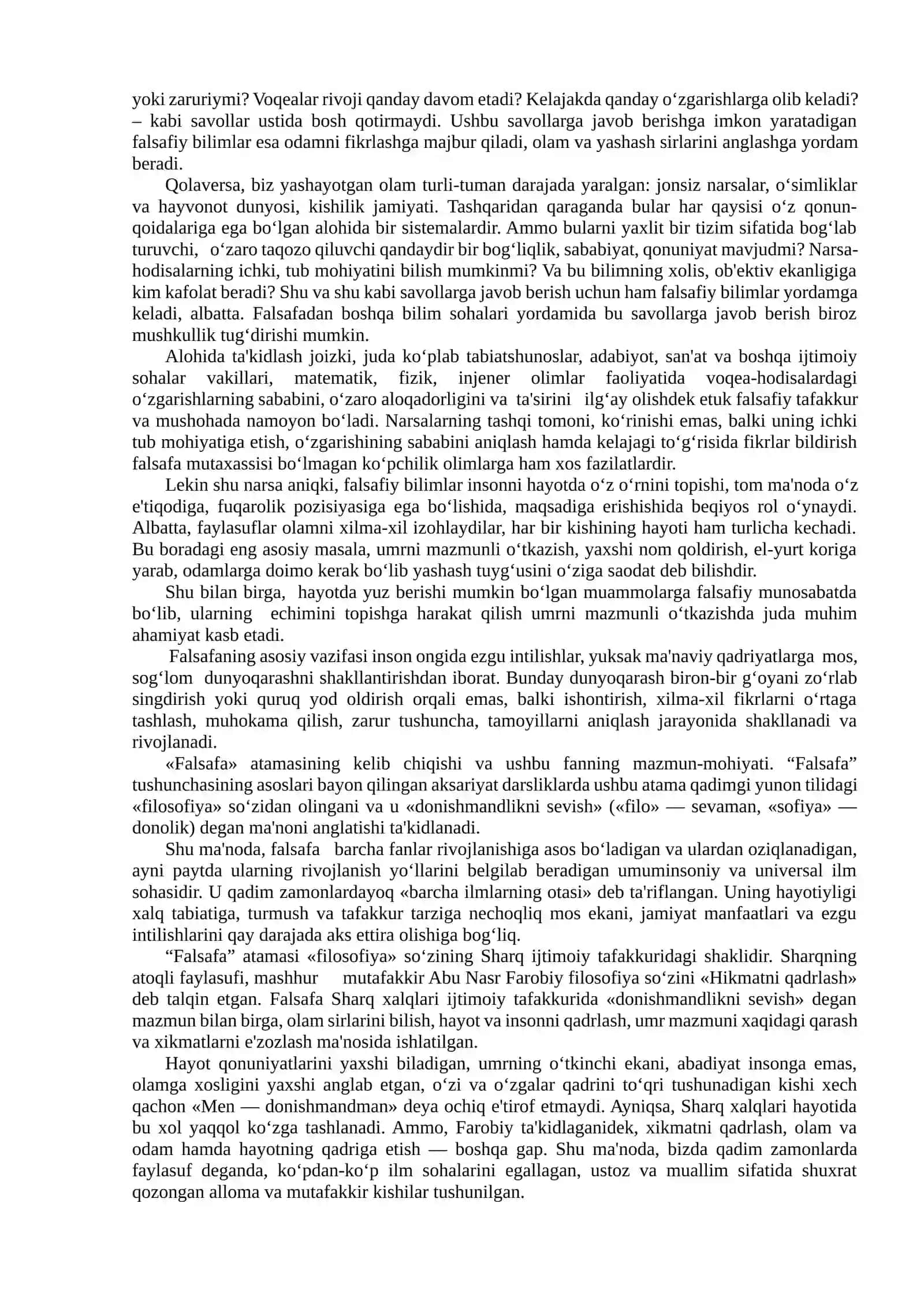 MODUL. FALSAFA VA MANTIQ 2
