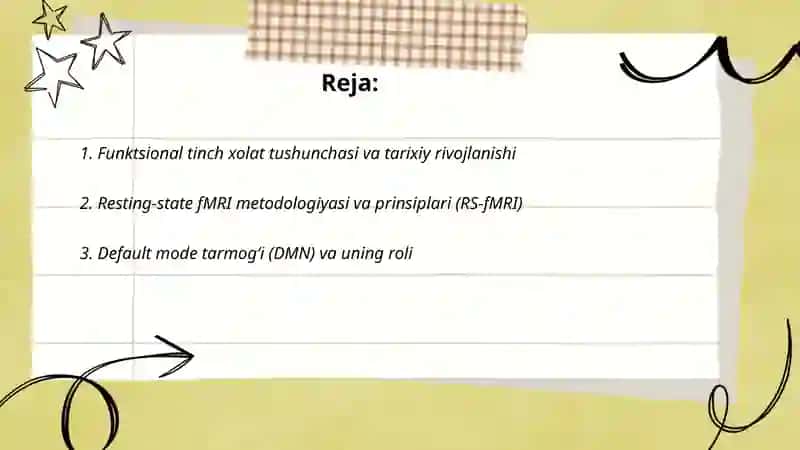 Funktsional tinch xolat 2