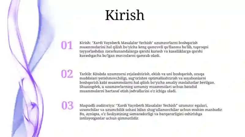 Xardi Vaynberk Masalalar Yechish 2