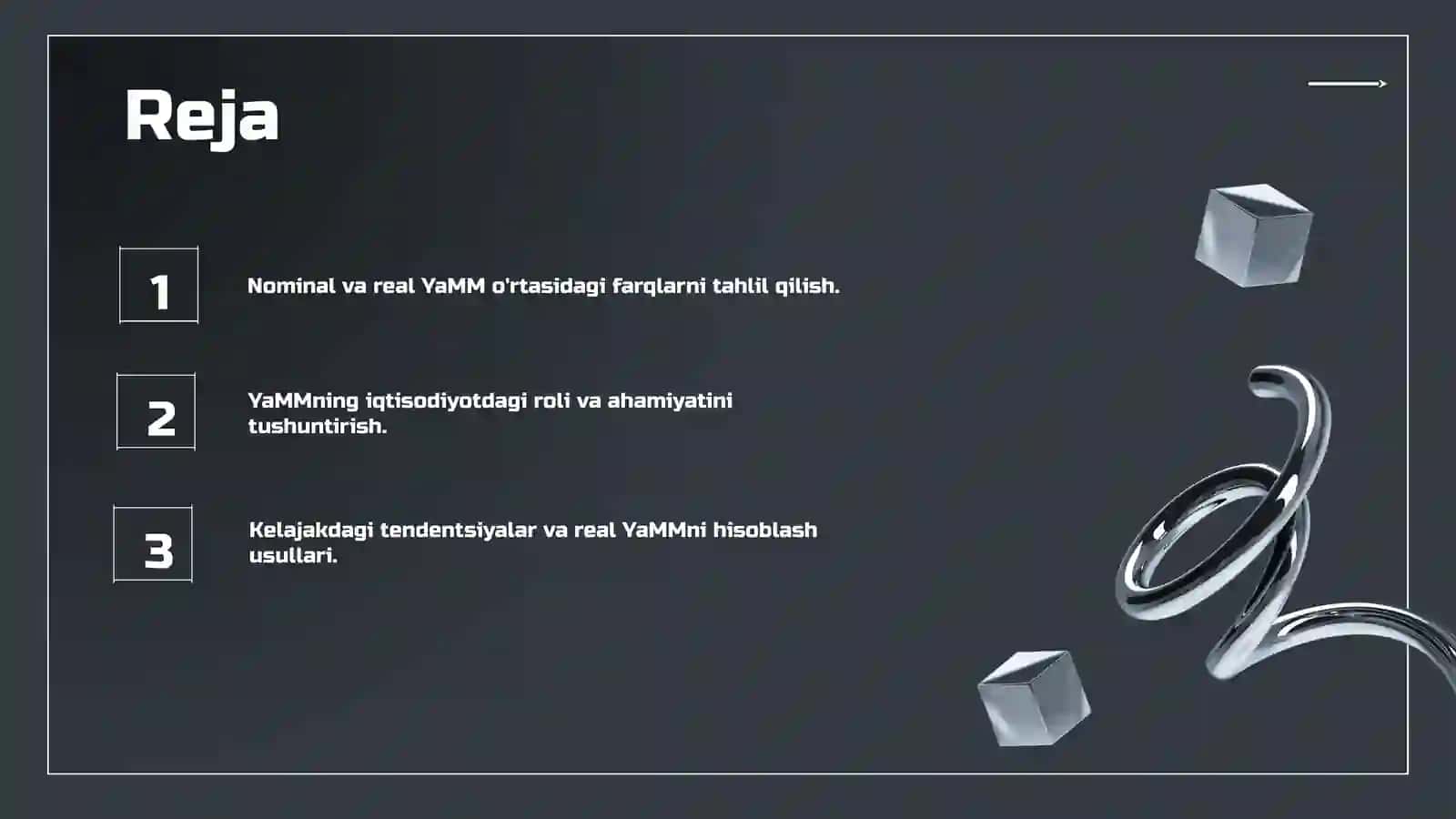 Nominal va Real YaMM Tushunchalari 2