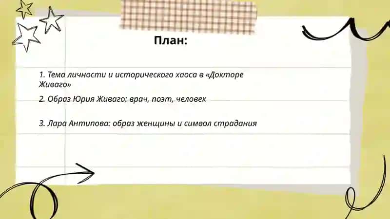 Роман Б. Пастернака " Доктор Живаго" анализ 2