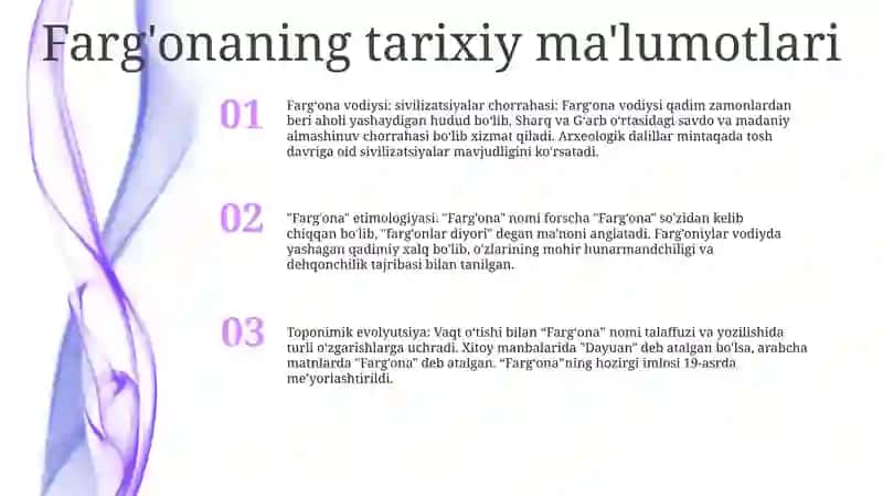 FargʻOna Toponimikasi 2