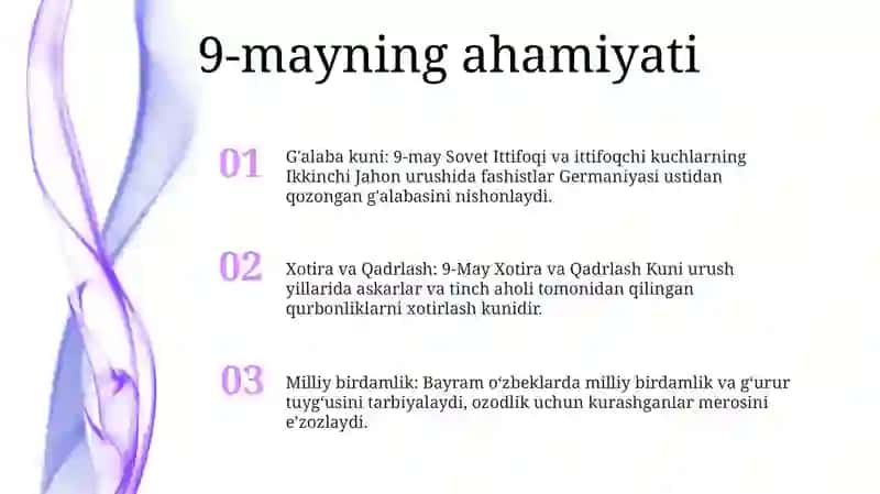 9-May Xotira VaQadrlashKuni 2