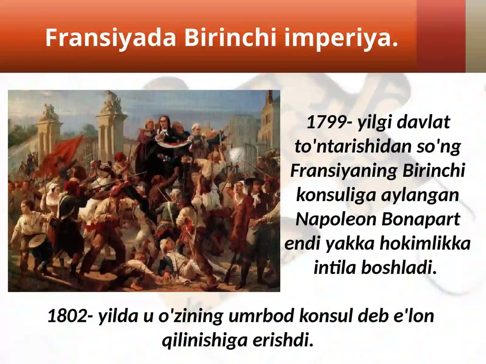 Fransiyada Birinchi imperiya va uning halokati 2