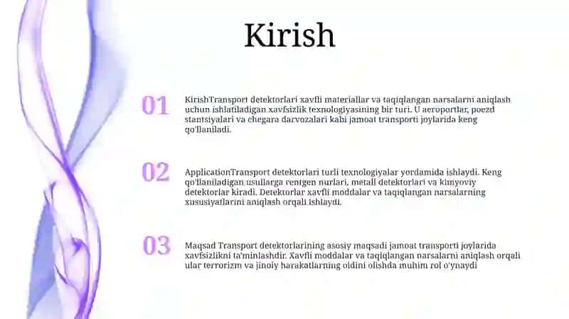 Transport Detektorlari 2