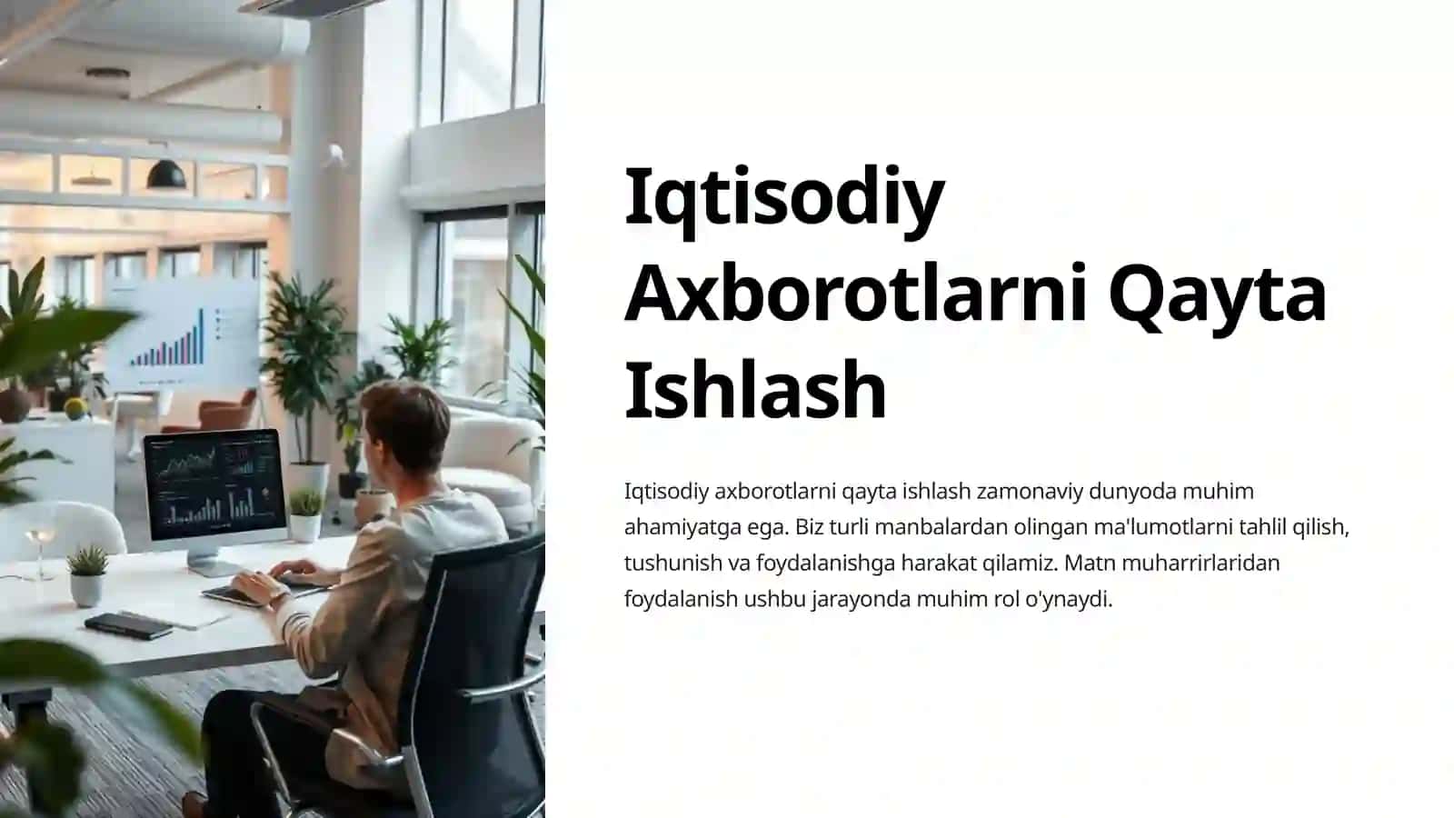 Iqtisodiy Axborotlarni Qayta Ishlash 2