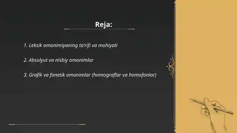 Leksik omonimiya 2