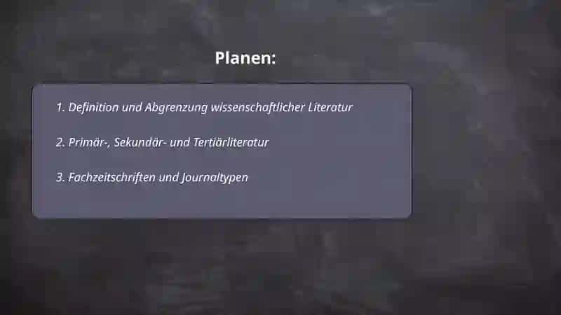 Wissenschaftliche Literatur 2