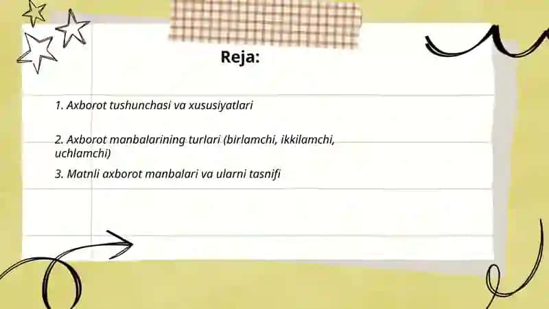 Axborot va uning manbalar 2