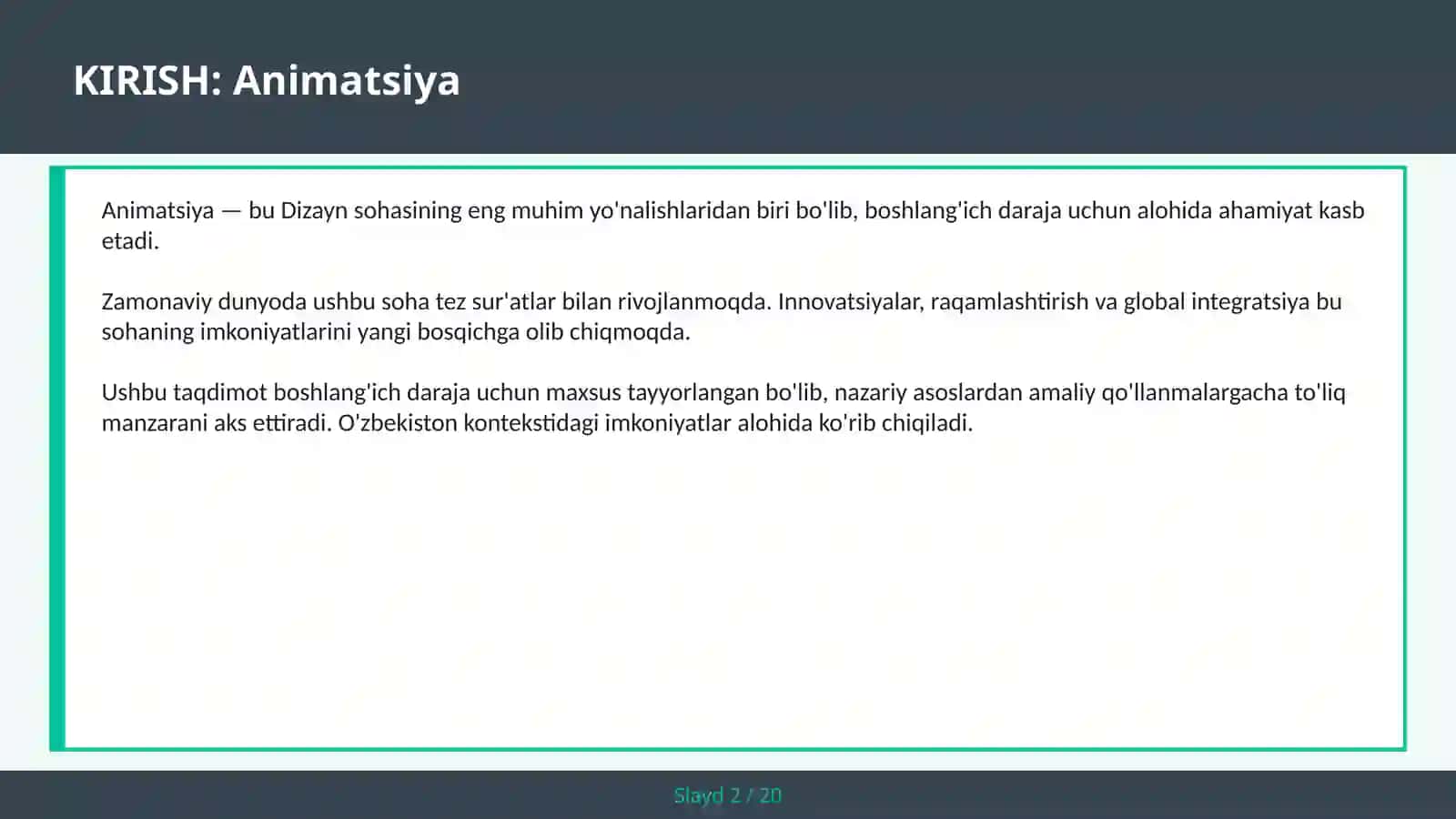 ANIMATSIYA 2