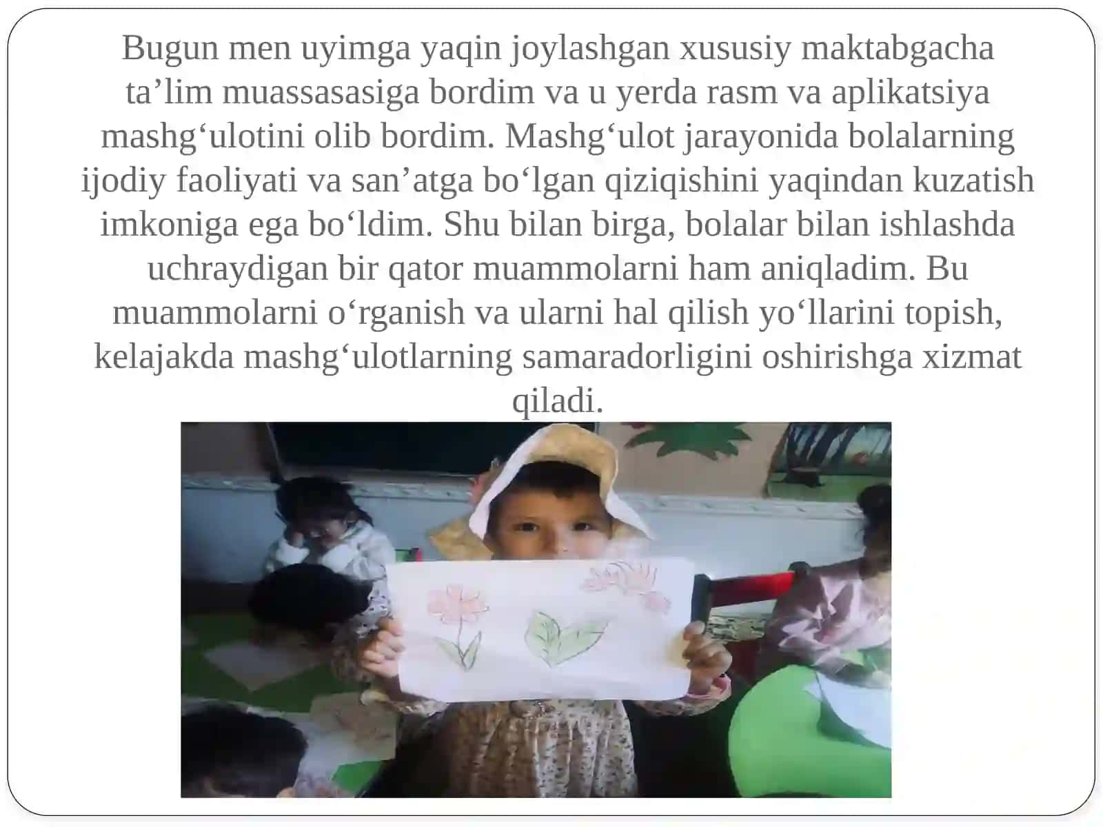 Applikatsiyamashg’ulotlarining o’yin bilan bog’liqligi 2