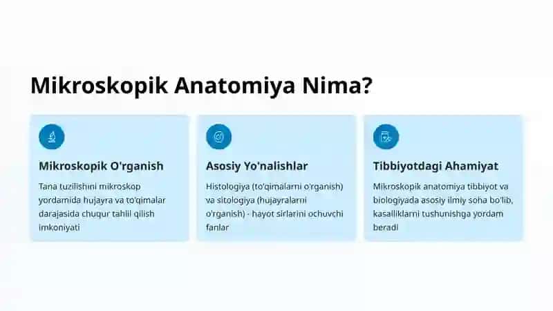 Mikroskopik Anatomiya Asoslari 2