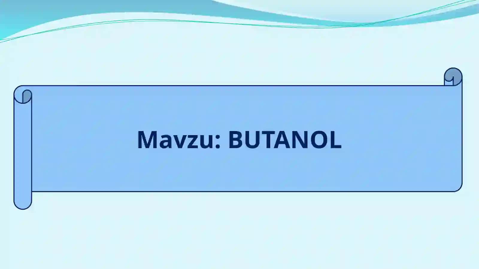 BUTANOL 2