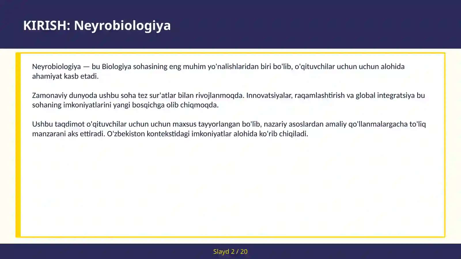 Neyrobiologiya 2