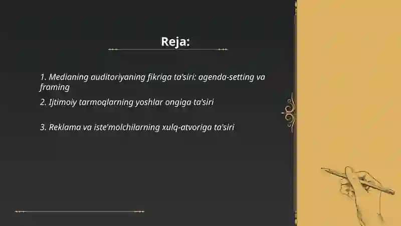 Medianing auditoriyaga ta'siri 2