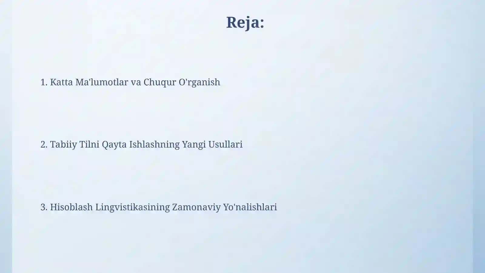 Kampyuterlingvistikasiningyoʼnalishlari 2