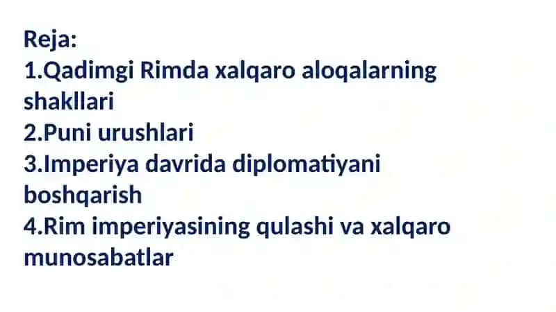Qadimgi Rim xalqaro munosabatlari 2