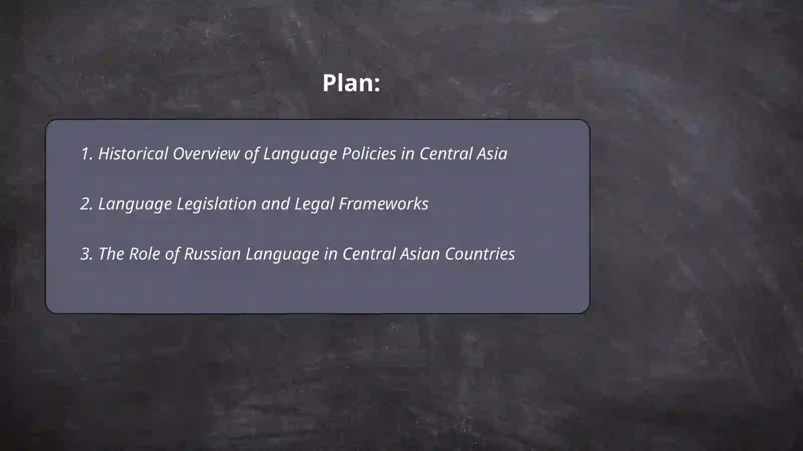Language policy in Central Asian countries 2