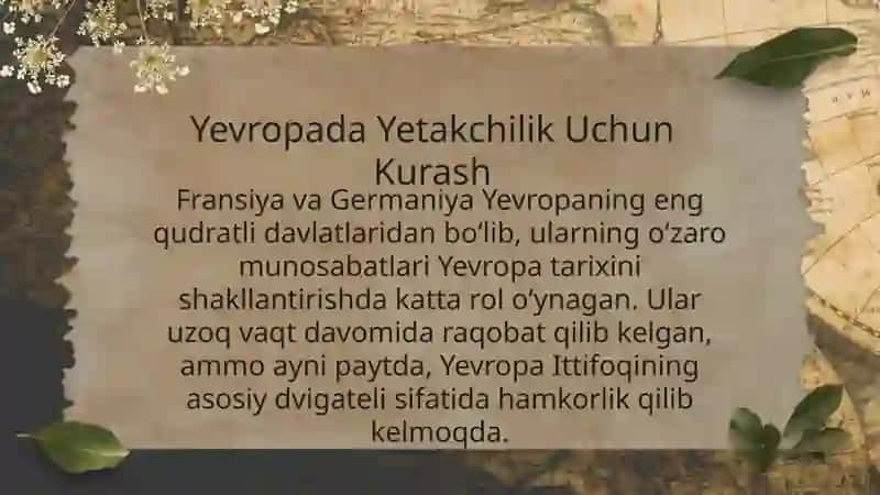 Fransiya va Germaniya: Yevropada yetakchilik uchun kurash 2