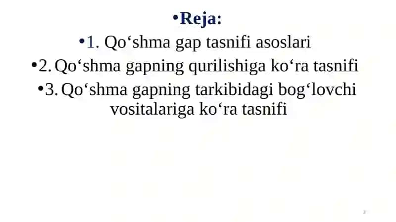 Qoʻshma gap turlari 2