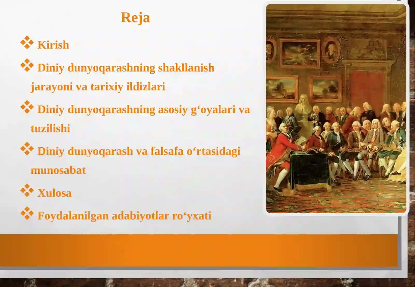 Diniy dunyoqarashning shakllanishi va uning falsafiy munosabati 2